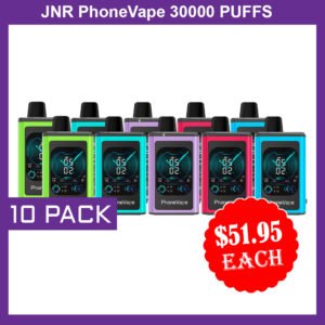 JNR PhoneVape – 10 PACK – 30000 PUFFS