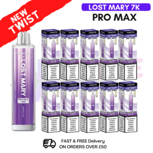 Grape ICE Lost Mary Pro Max 7K Box Of 10