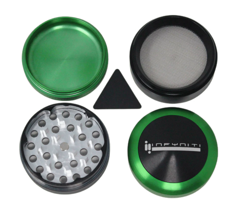 Infyniti Convex 50mm 4-Piece Grinder - Purple - Image 2