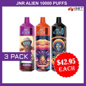 JNR ALIEN 10000 PUFFS – 3 PACK