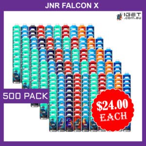JNR FALCON X – 18000 PUFFS – 500 PACK