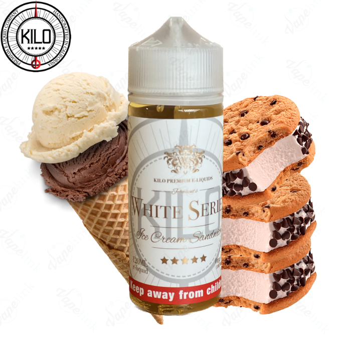 Kilo | White Series | Ice Cream Sandwich 120ml