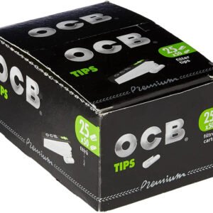 OCB Black Premium Filter Tips Booklet