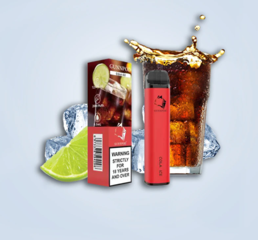 GUNNPOD COLA ICE – 2000 PUFFS