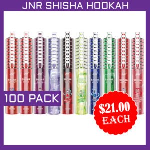 JNR SHISHA HOOKAH – 12000 PUFFS – 100 PACK