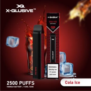 X-QLUSIVE COLA ICE – 2500 PUFFS