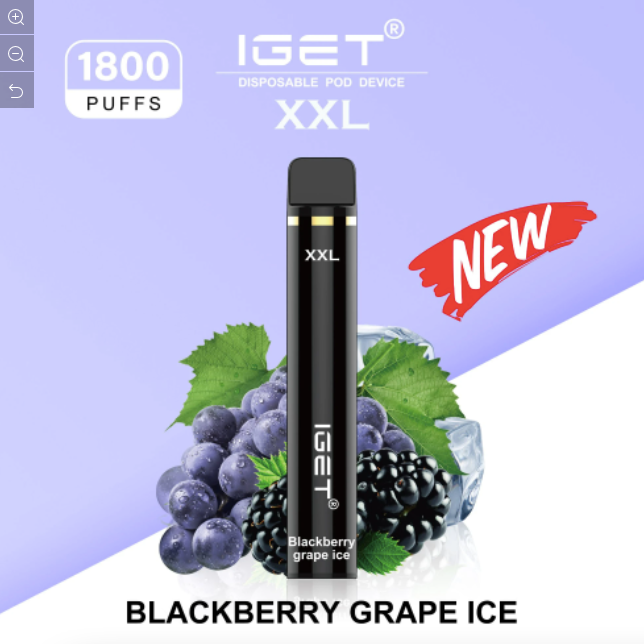 IGET XXL BLACKBERRY GRAPE ICE – 1800 PUFFS