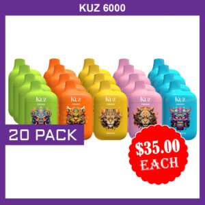 KUZ – 6000 PUFFS – 20 PACK