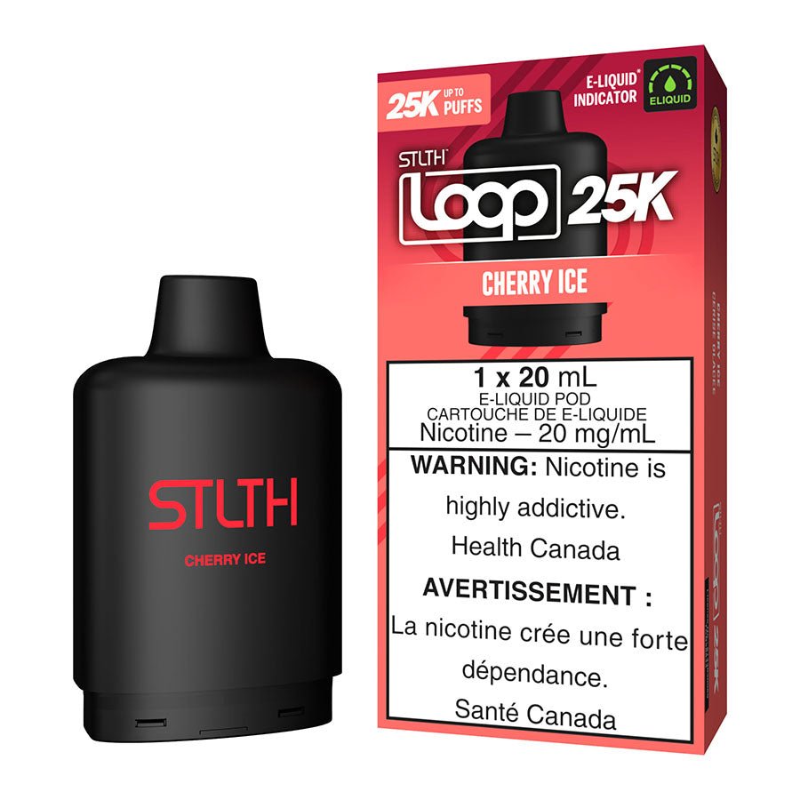 STLTH Loop 25K E-Liquid Pod Pack - Cherry Ice