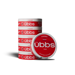Übbs Cherry Nicotine Pouches Roll of 5 cans