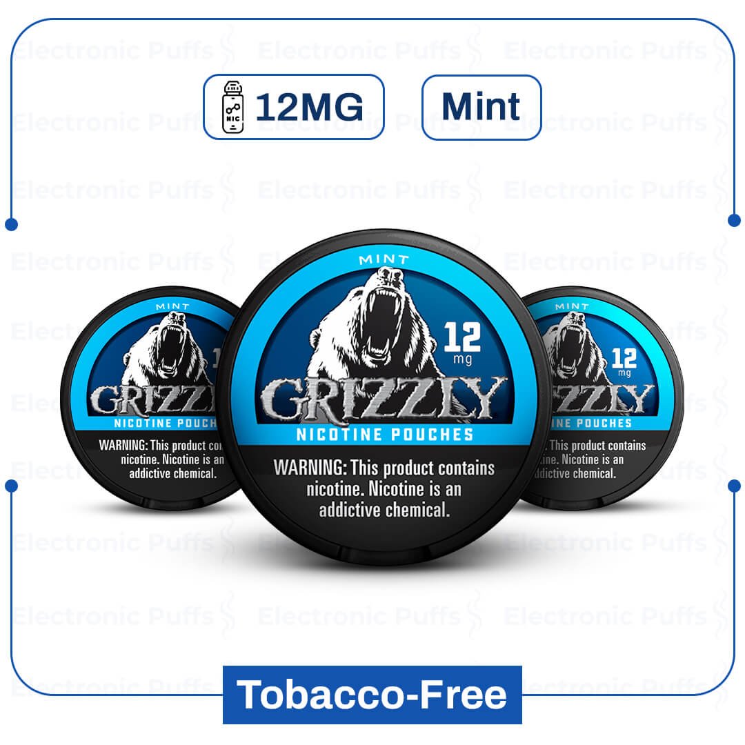 Grizzly Mint 12 mg Nicotine Pouch