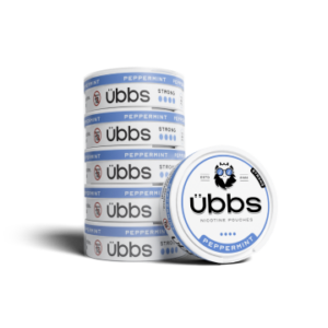 Übbs Peppermint Nicotine Pouches Roll of 5 cans